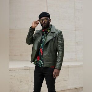 SG Camp Collar Shirt - Black Tropics